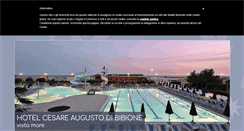 Desktop Screenshot of hotelcesareaugusto.it